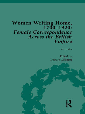 cover image of Women Writing Home, 1700-1920 Vol 2